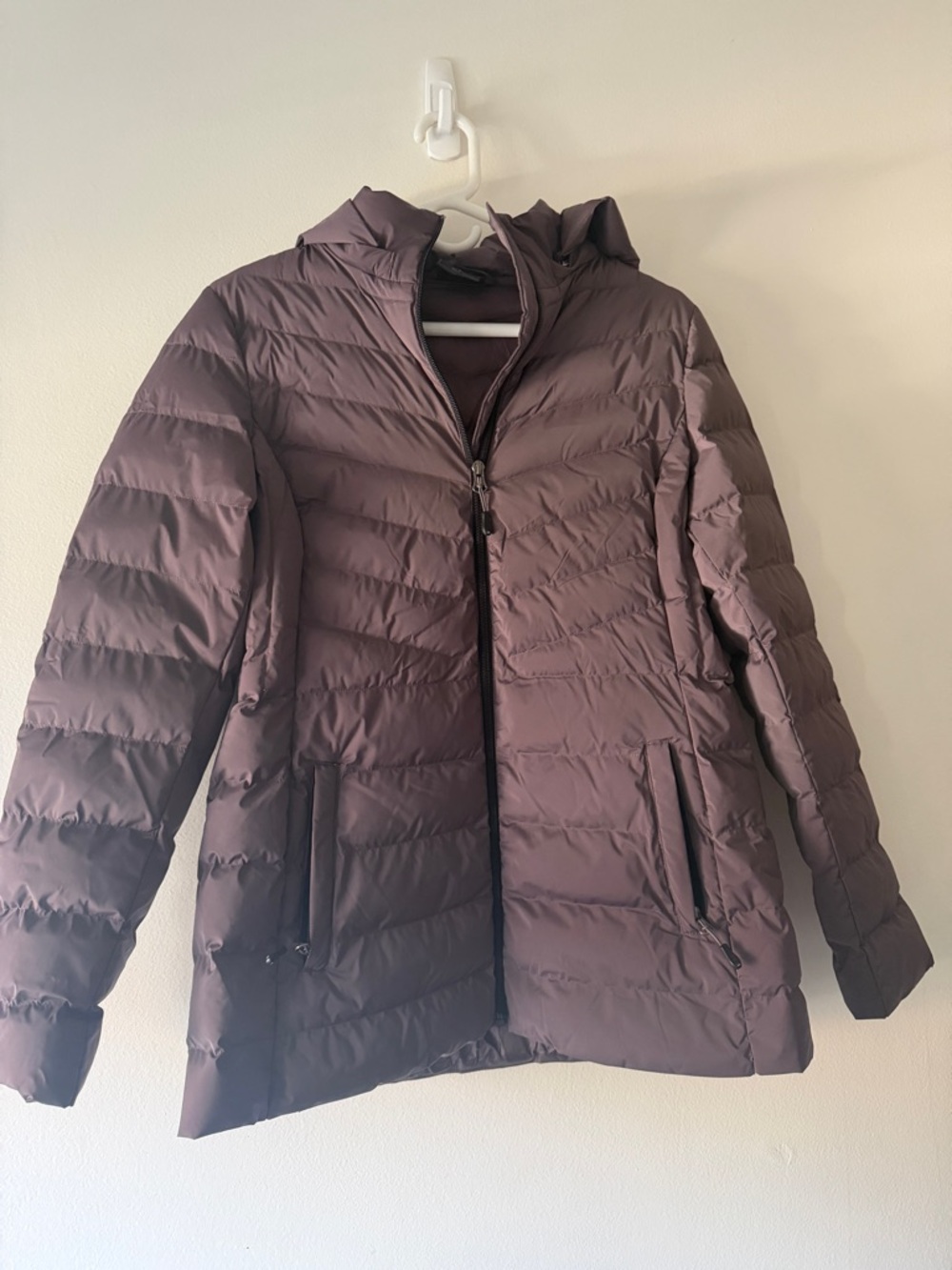 32 Degrees Women's Hooded Puffer Jacket - Mauve